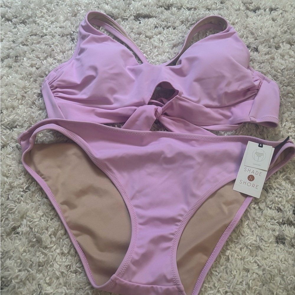 Shade & Shore Light Purple Bikini Set